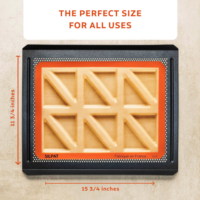 Silpat Silicone Non-Stick Rectangle Cakelet Pan