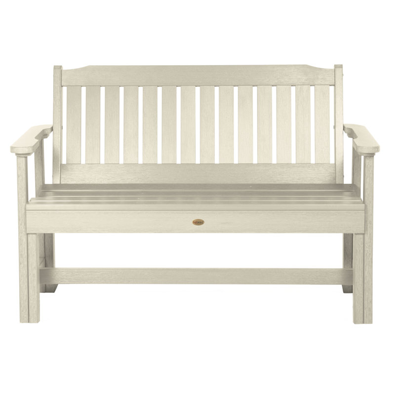 Lunz Outdoor Bench, Whitewash