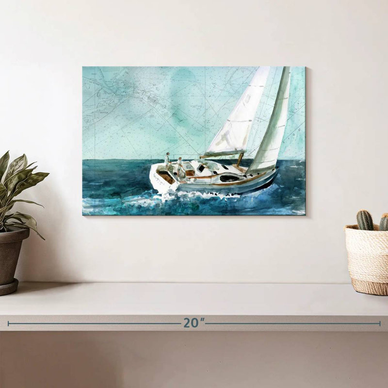 Senne Coastal Sail, 8" H x 12" W