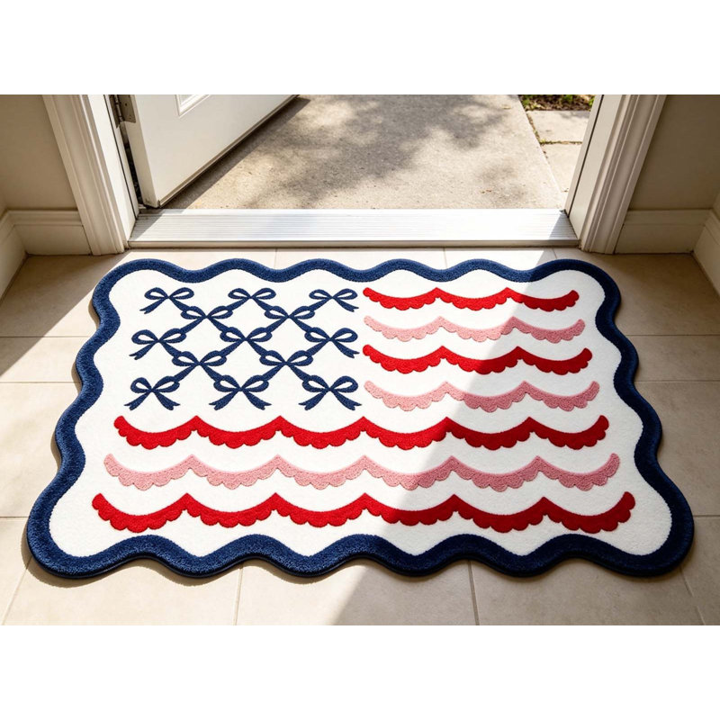 Paillasson Patriotic Bow Flag, A