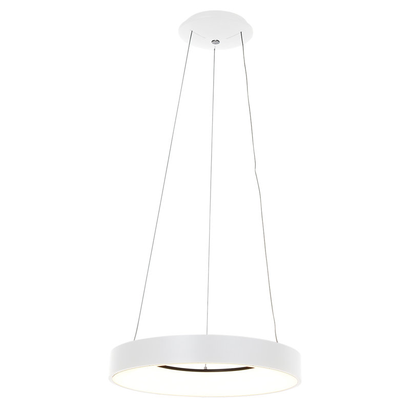 Aroush 1 - Light LED Unique/Statement Pendant, White