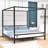  Metal Canopy Bed with Upholstered Headboard-1703354562-1703354564
