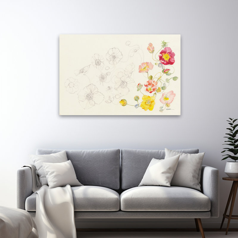 Éléments floraux floral contemporain, H 48 po x l 32 po
