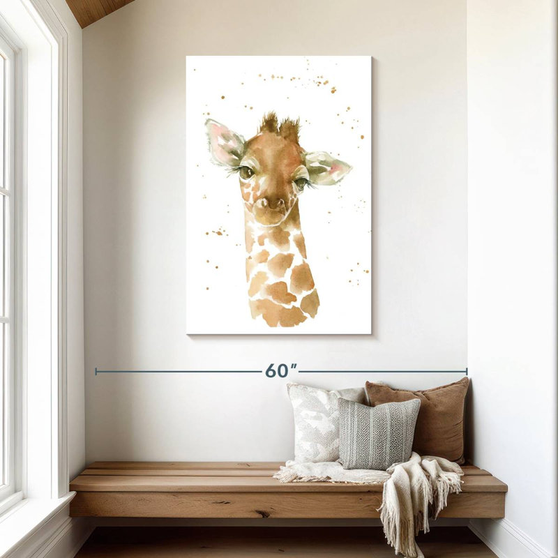 Brampt Light Baby Giraffe, 45" H x 30" W