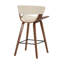 Chaise de bar à hauteur de comptoir en fer 37 po avec repose-pieds-2071405025