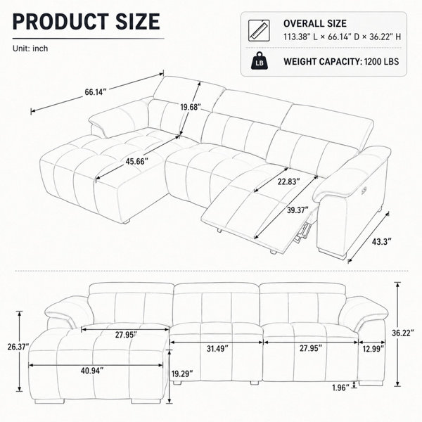 Dimensions du produit