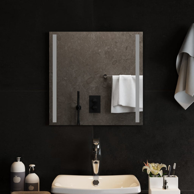 Kareny Flat Wall Mirror, 50cm H x 50cm W
