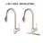 Multi-function Performance Brass Modern Design Kitchen Faucet For Restaurants And Homes