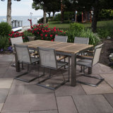 Bali Outdoor 7 - Piece Teak Dining Set
