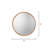 Refined Iron Round Mirror-84684135