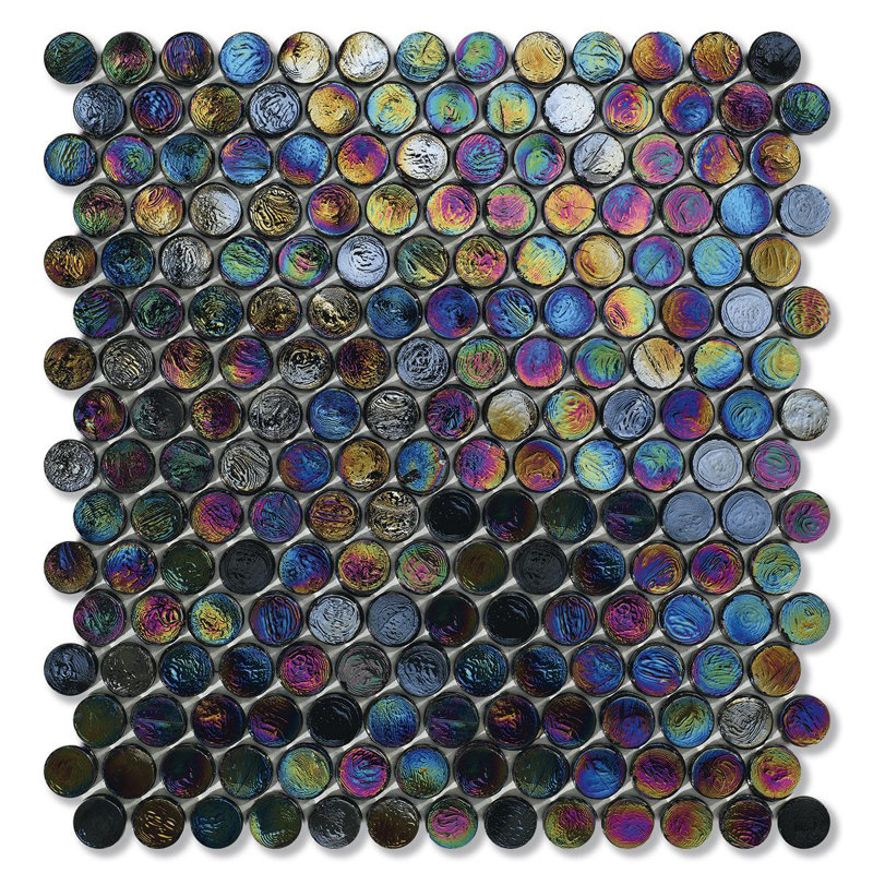 Velvet 6/8" Barrels Glass Mosaic