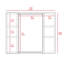Ellegrini 1-Drawer Medicine Cabinet White