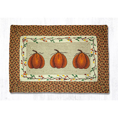  PP-222 Harvest Pumpkin Oblong Patch 20"x30"