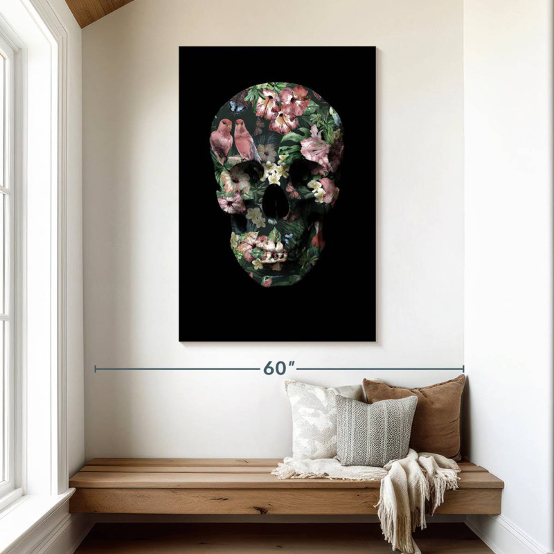 Kerner Tropic Skull, 48" H x 32" W