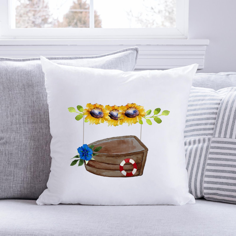 Coussin décoratif, H 16 po x l 16 po