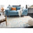 Riccio Abstract Blue/Beige/Orange Area Rug-1532210890