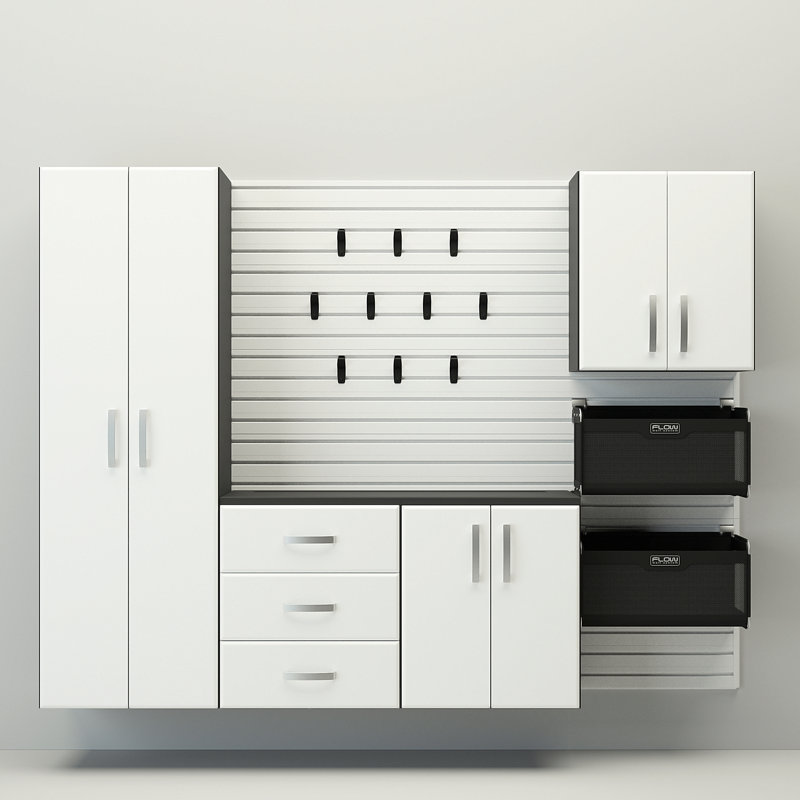 Deluxe 4 Piece Storage System, White