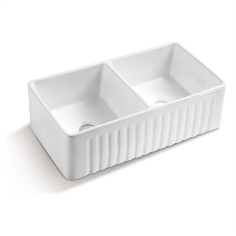 33'' L Single Bowl Ceramic Kitchen Sink