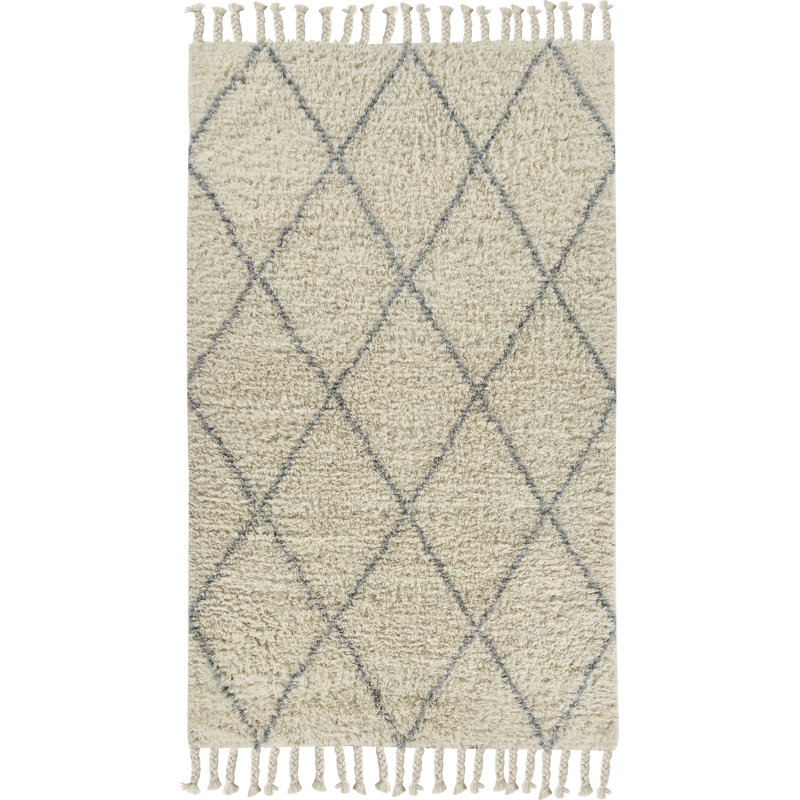 Calsbeck Wool Geometric Indoor Rug, Rectangle 2' x 8'