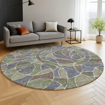 Premium Machine Washable Mayfield AMF2208 geometric Rug
