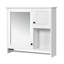 Armoire murale de salle de bain 30 "avec miroir