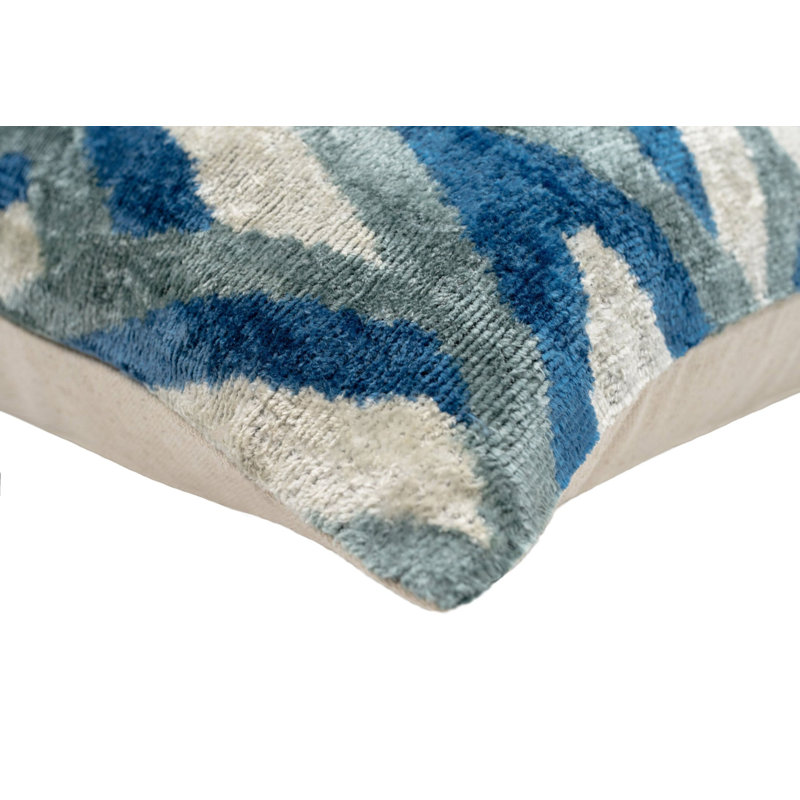 Chevron Velvet Throw Pillow