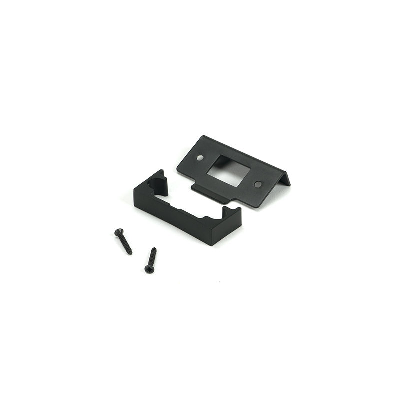 Polished Brass ½" Rebate Kit for Tubular Mortice Latch, Aged Bronze