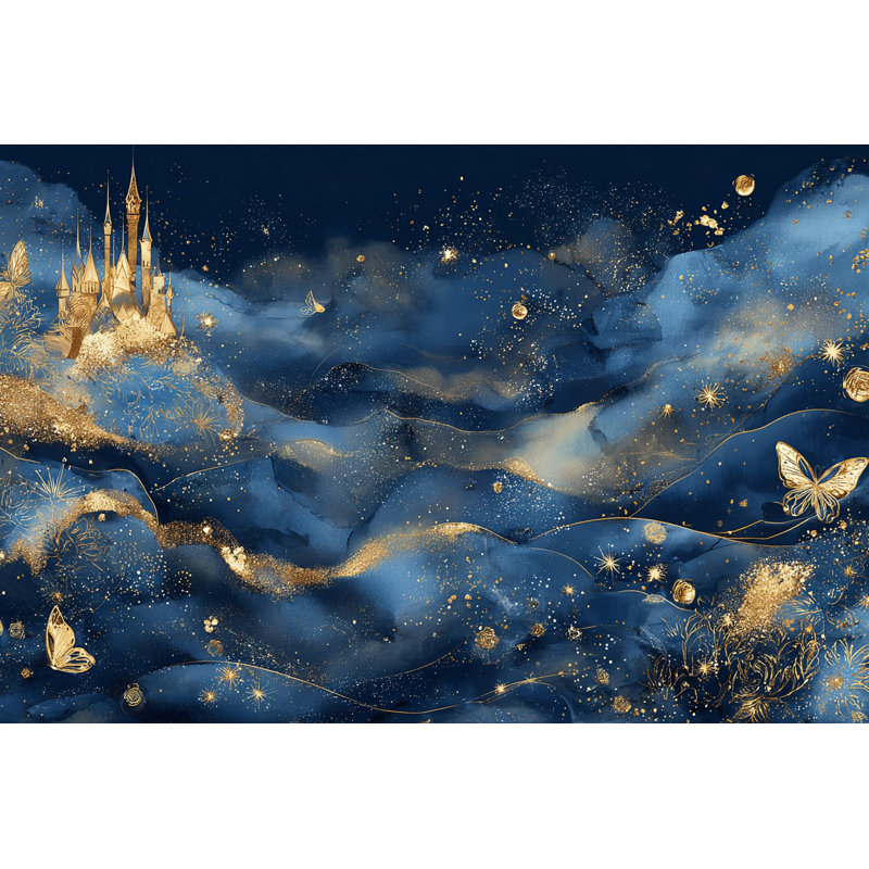 Art mural sur toile Royal Cloudscape, L 24 po x H 16 po x P 1,5 po