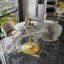 Cleofus Round Metal Base Dining Table-561748710-558404553-566617741