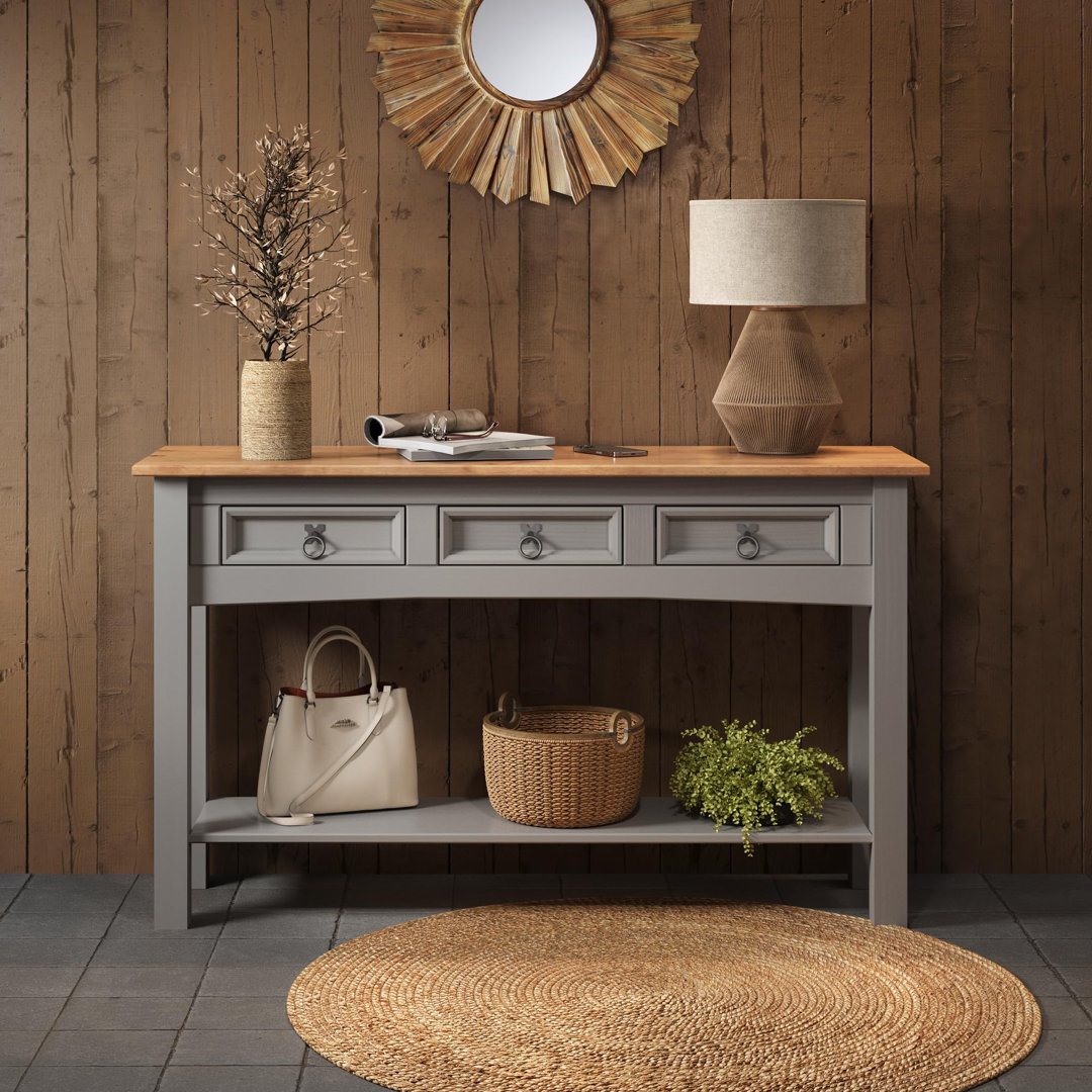 122cm Solid Wood Console Table