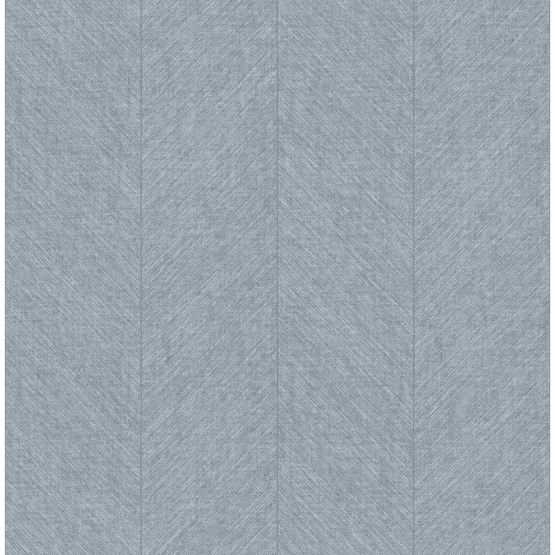 Kallam Indigo Chevron Wallpaper, Blue