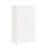 Lulu Modern White Oak Curio Cabinet with Glass Doors - Space-Saving Display Cabinet with Adjustable Shelves for Collectibles