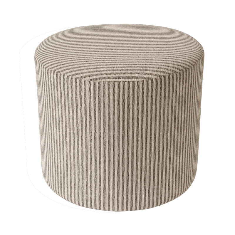 Repose-pieds Crescendo, Polyester rayé brun