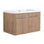 Meuble-lavabo moderne de 30 pouces avec lavabo-953423314