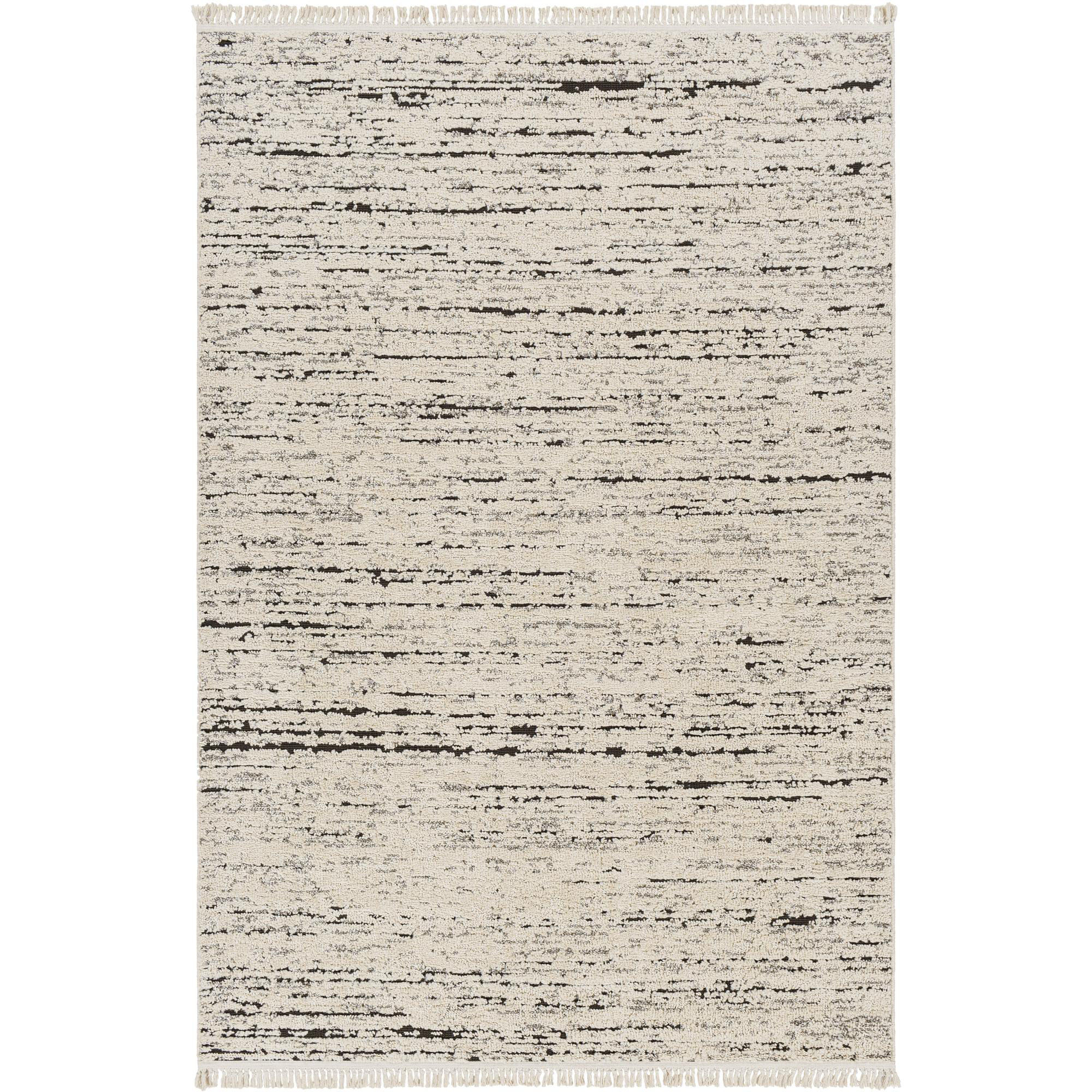17 Stories Ollie Striped Taupe Area Rug & Reviews Wayfair