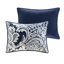 Ensemble d'édredon en coton 7 pièces Indigo-122118692-122118695