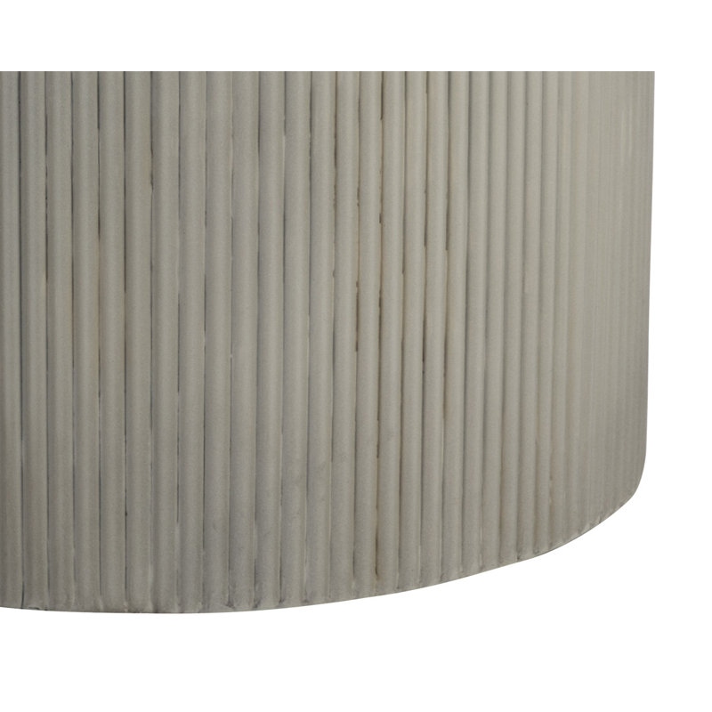 Table de salle à manger Zali, H 30 po x L 55 po x l 55 po, Gris