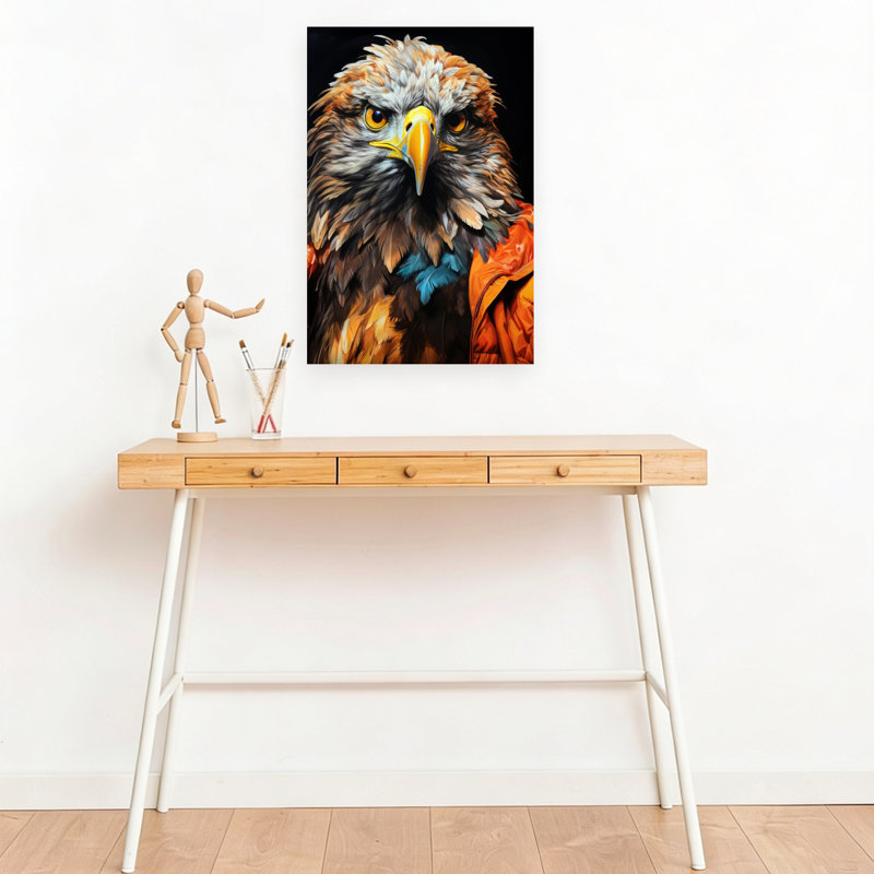 Art mural Regal Eagle, H 18 po x l 12 po