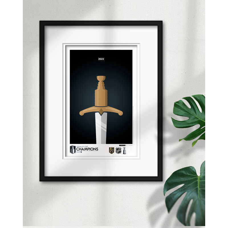 «Vegas Golden Knights Minimalist 2023 NHL Stanley Cup Champions» par S. Preston