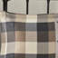 Édredon très grand à chevrons, imprimé à carreaux Buffalo, 2 taies décoratives assorties, 3 coussins décoratifs, jupe de lit, très grand lit 7 pièces, facile d'entretien