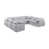 Grey Linen Textured Fabric