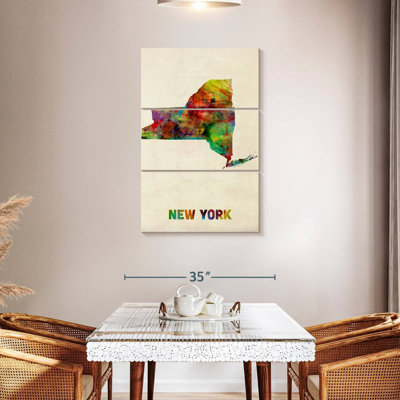 Carte d'aquarelle Aliaz New York