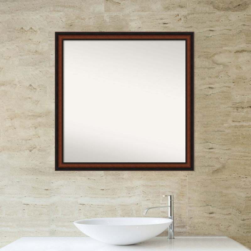 Miroir de salle de bain Hefziba, 29 po x 29 po