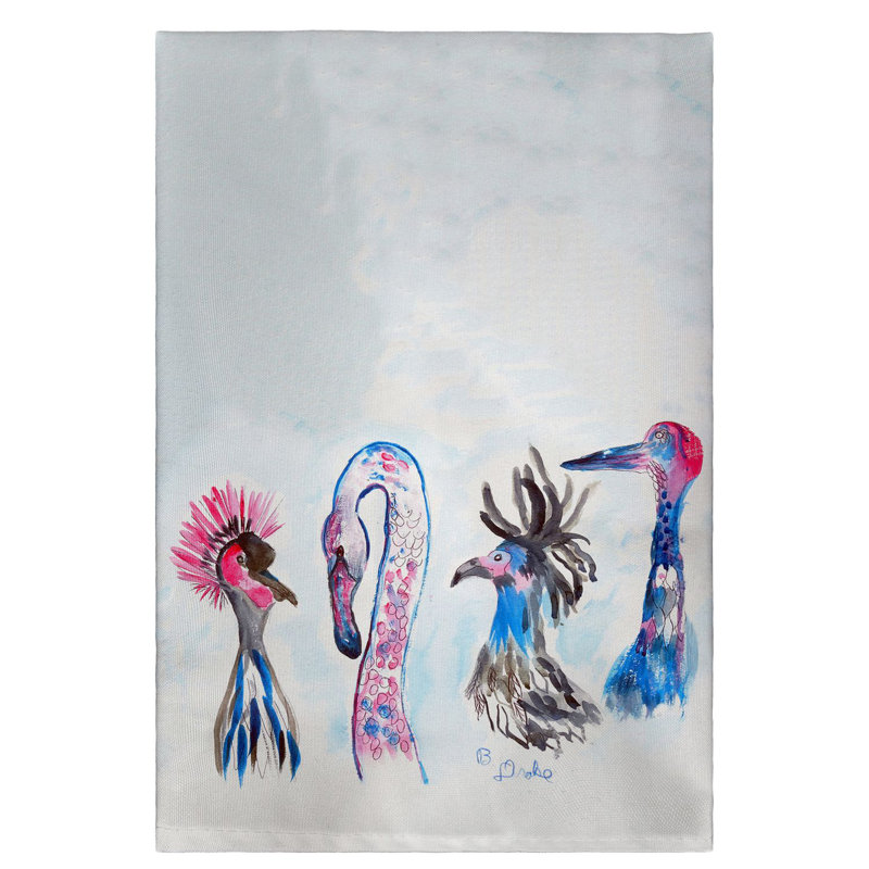 Serviette à main looney oiseaux Binette