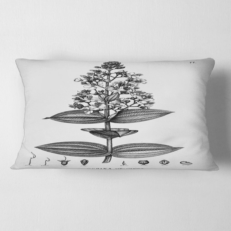 Floral Throw Pillow