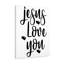 Jesus Loves You - Wrapped Canvas Print-1585295222
