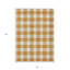 Tapis extérieur lavable à carreaux orange et beige 5 pi x 8 pi