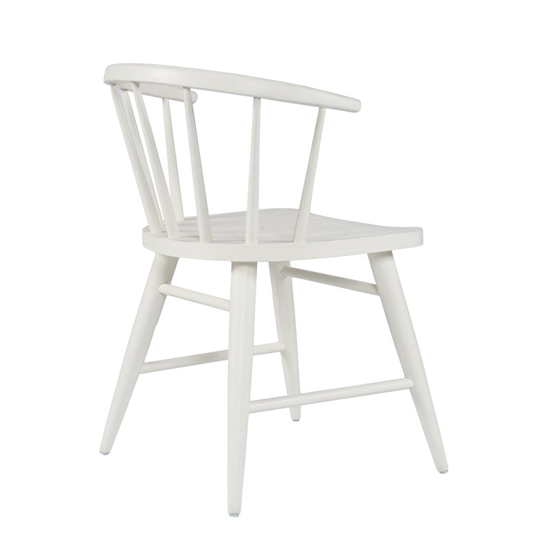 Chaise de salle à manger Crumpton, Blanc