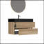 Meuble-lavabo mural 36 po avec lavabo à quartz-372932239
