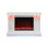 Elon 55-Inch Electric Fireplace With Led Lights